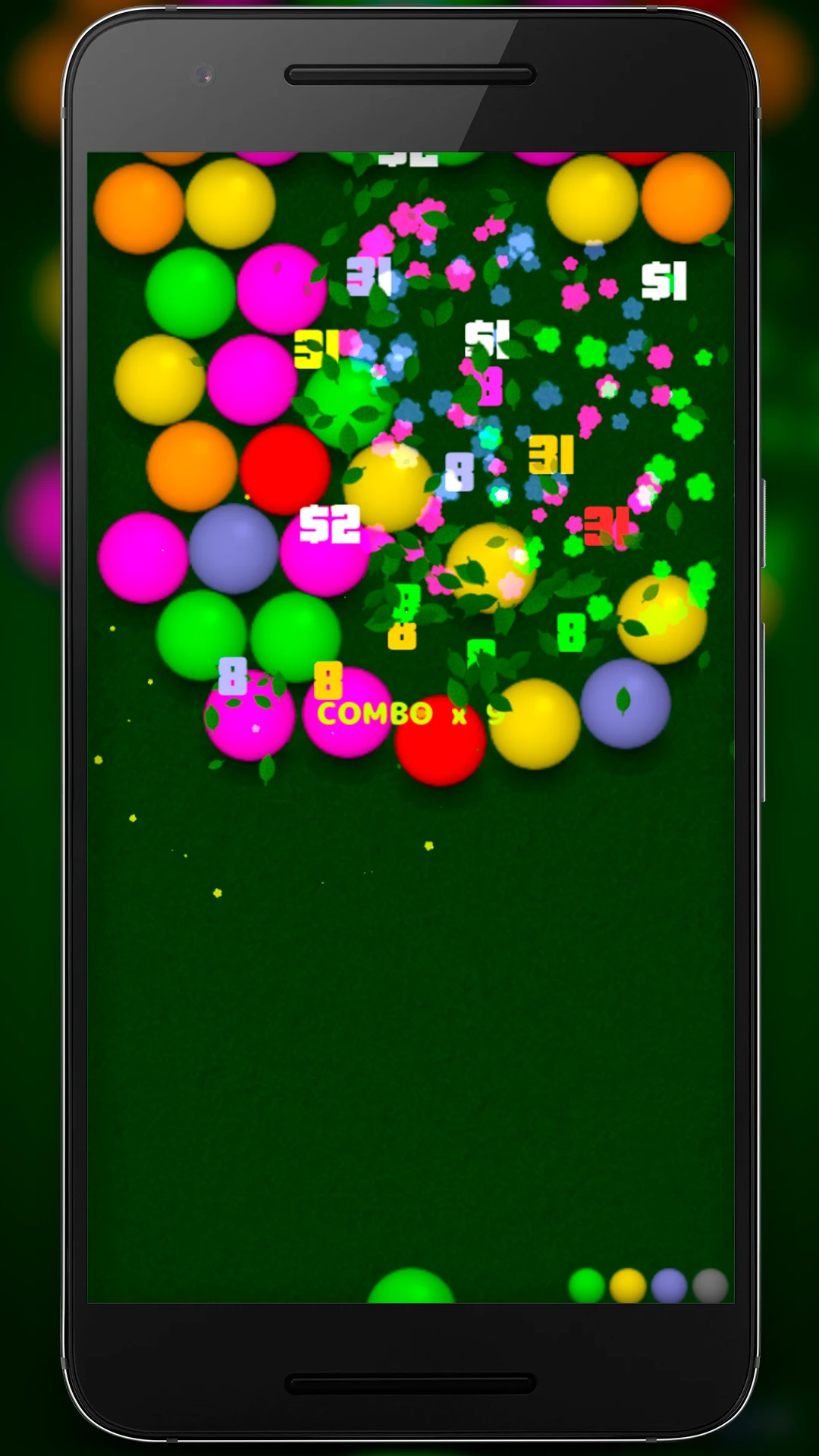 Magnetic balls bubble shoot screenshot